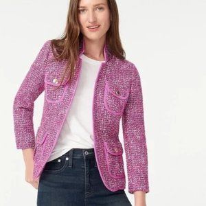 J. Crew Autumn Tweed Fitted Size 4 Pink